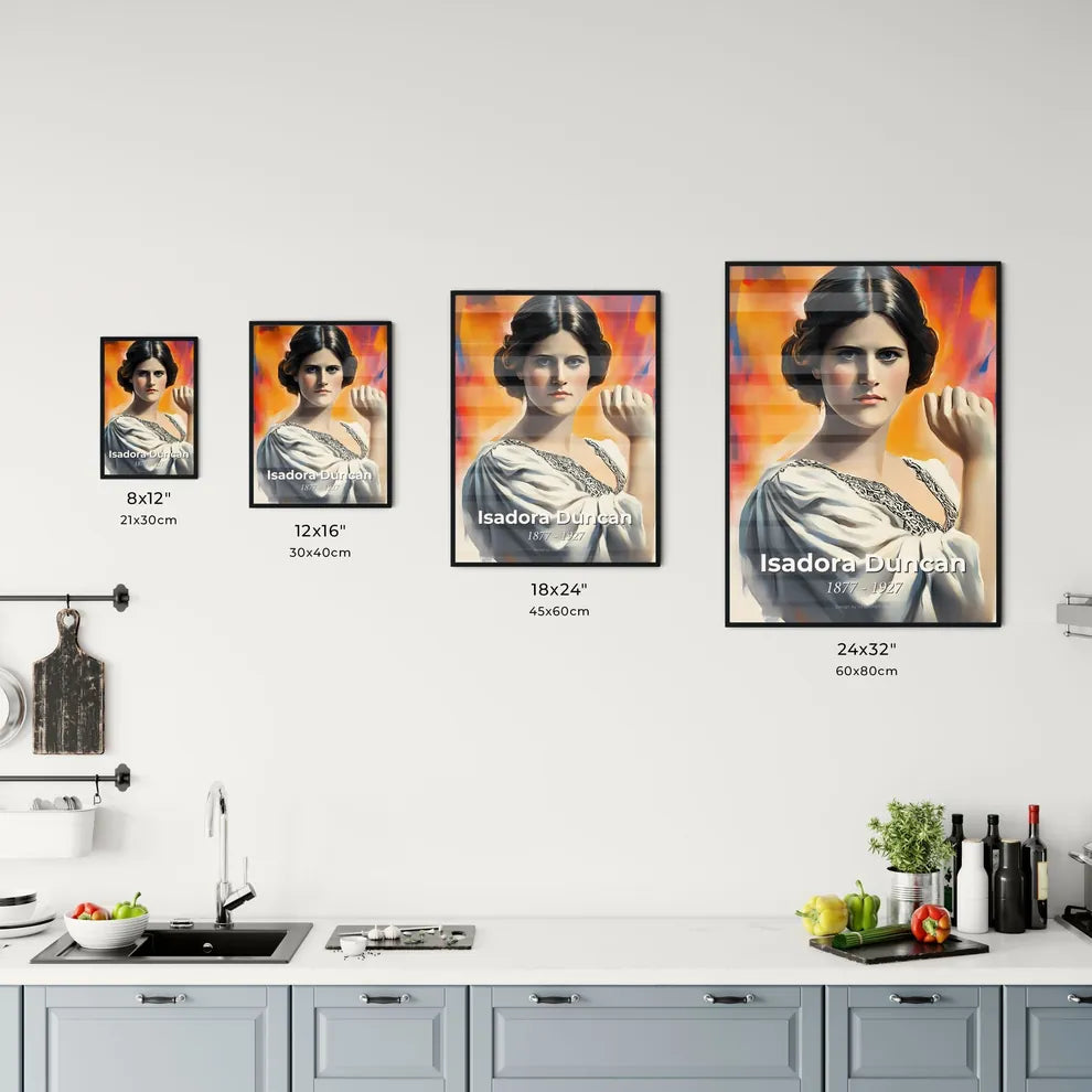 Portrait of Isadora Duncan - Kitchen Hangings