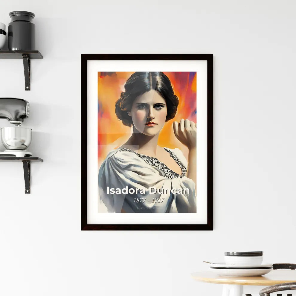 Portrait of Isadora Duncan Framed Print