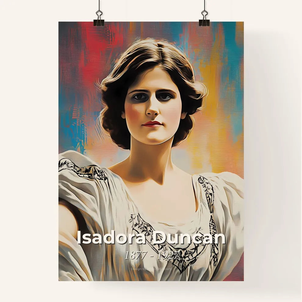 Portrait of Isadora Duncan Poster