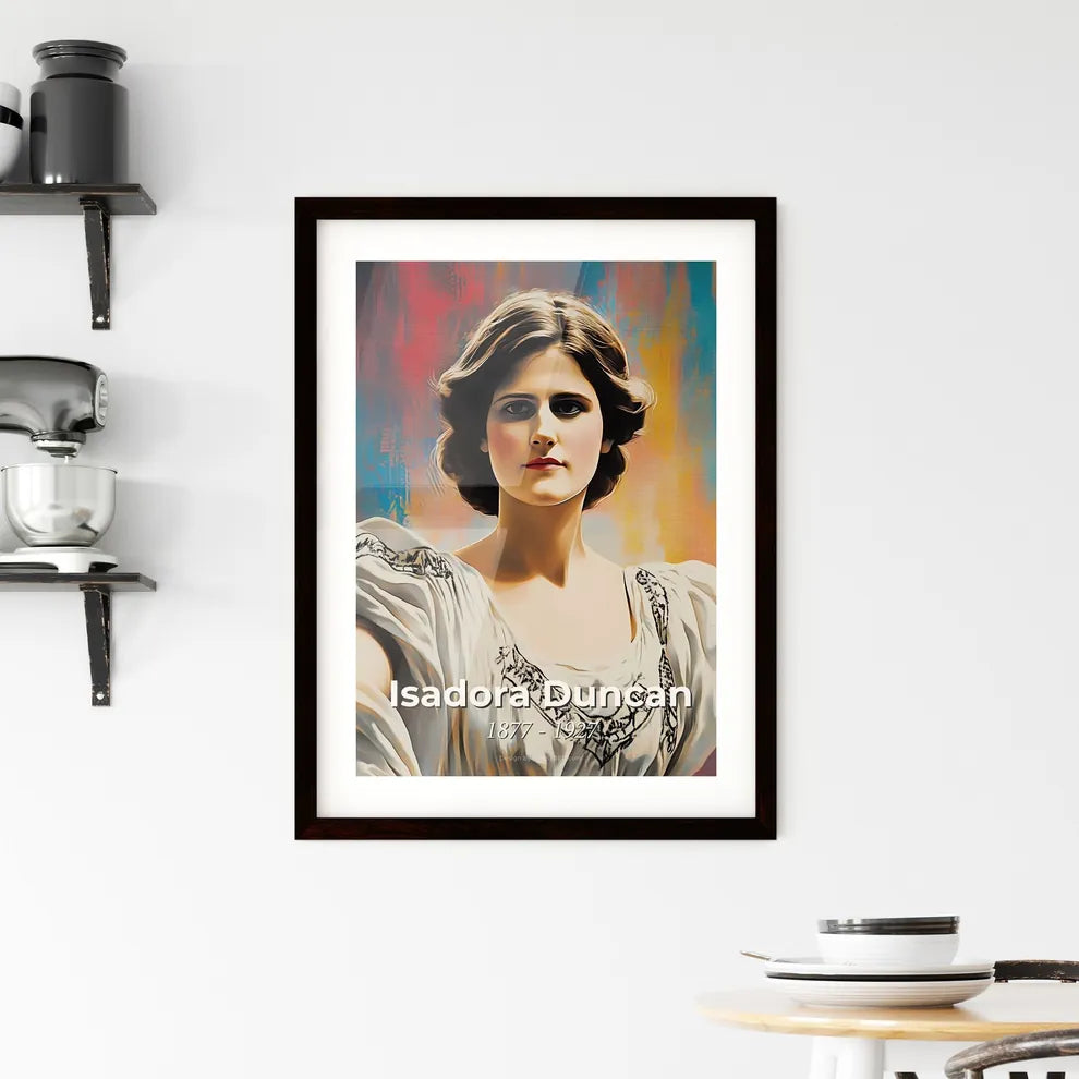 Portrait of Isadora Duncan Framed Print