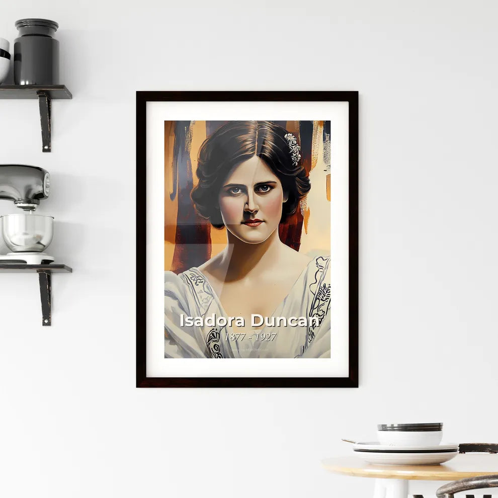 Portrait of Isadora Duncan Framed Print