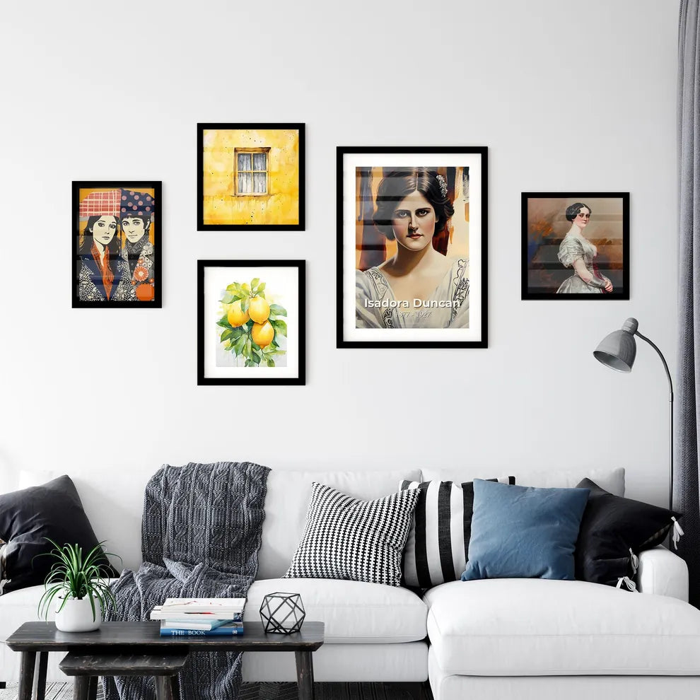 Portrait of Isadora Duncan Wall Art