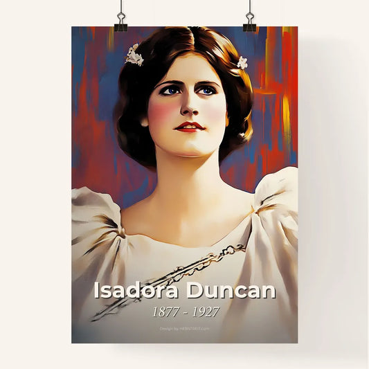 Portrait of Isadora Duncan Poster