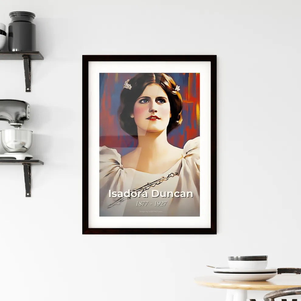 Portrait of Isadora Duncan Framed Print