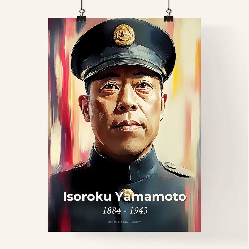 Portrait of Isoroku Yamamoto Poster