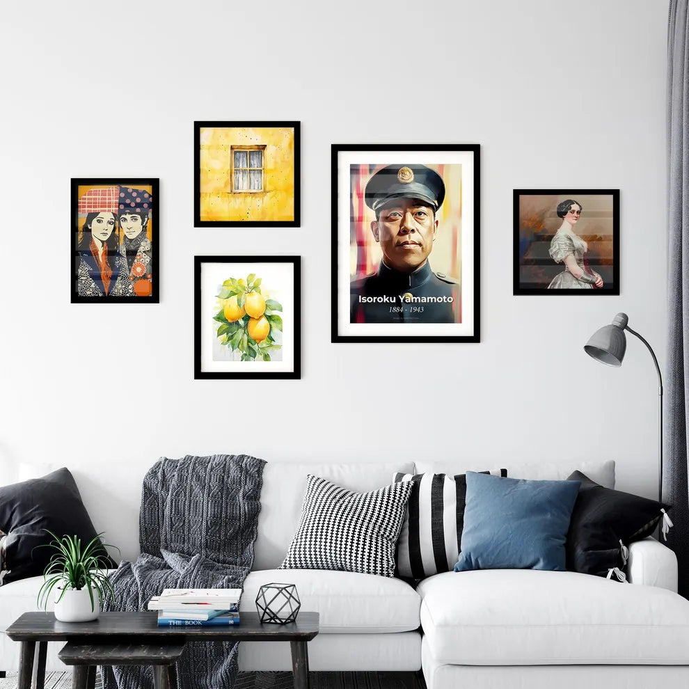 Portrait of Isoroku Yamamoto Wall Art