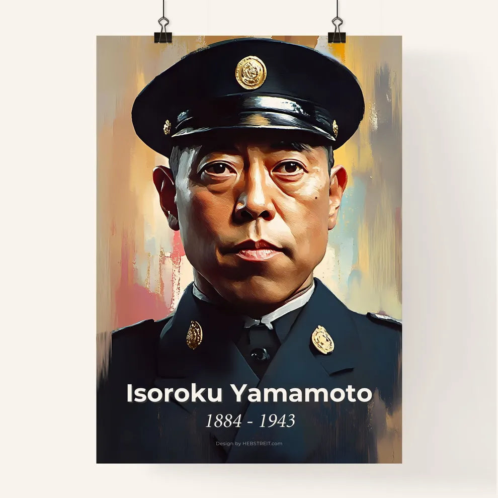 Portrait of Isoroku Yamamoto Poster