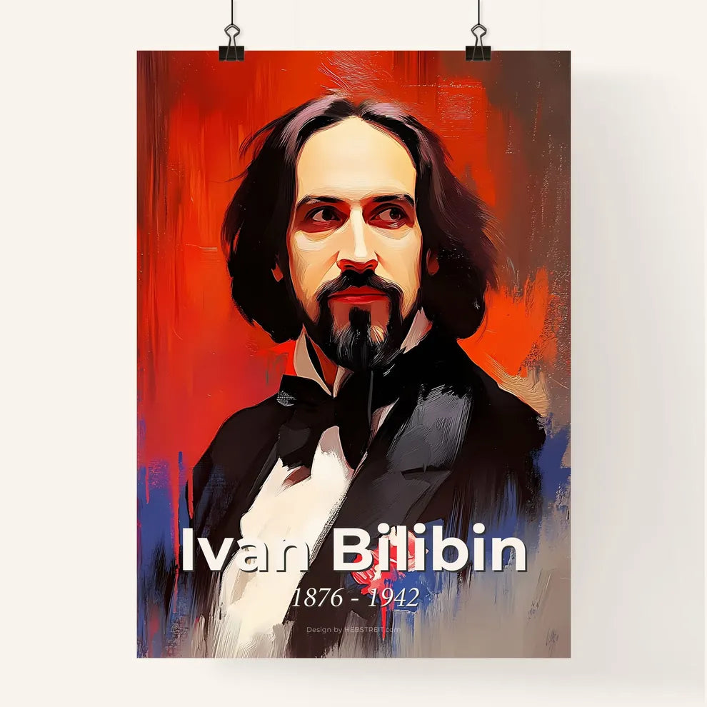 Portrait of Ivan Bilibin Poster