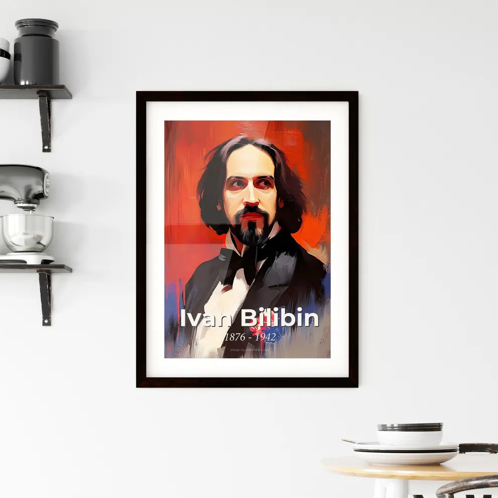 Portrait of Ivan Bilibin Framed Print