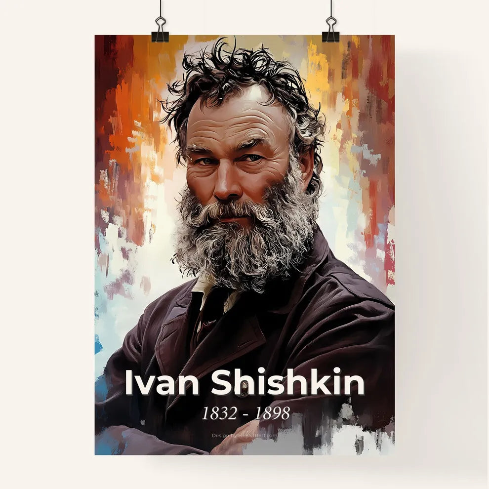 Portrait of Ivan Shishkin Poster