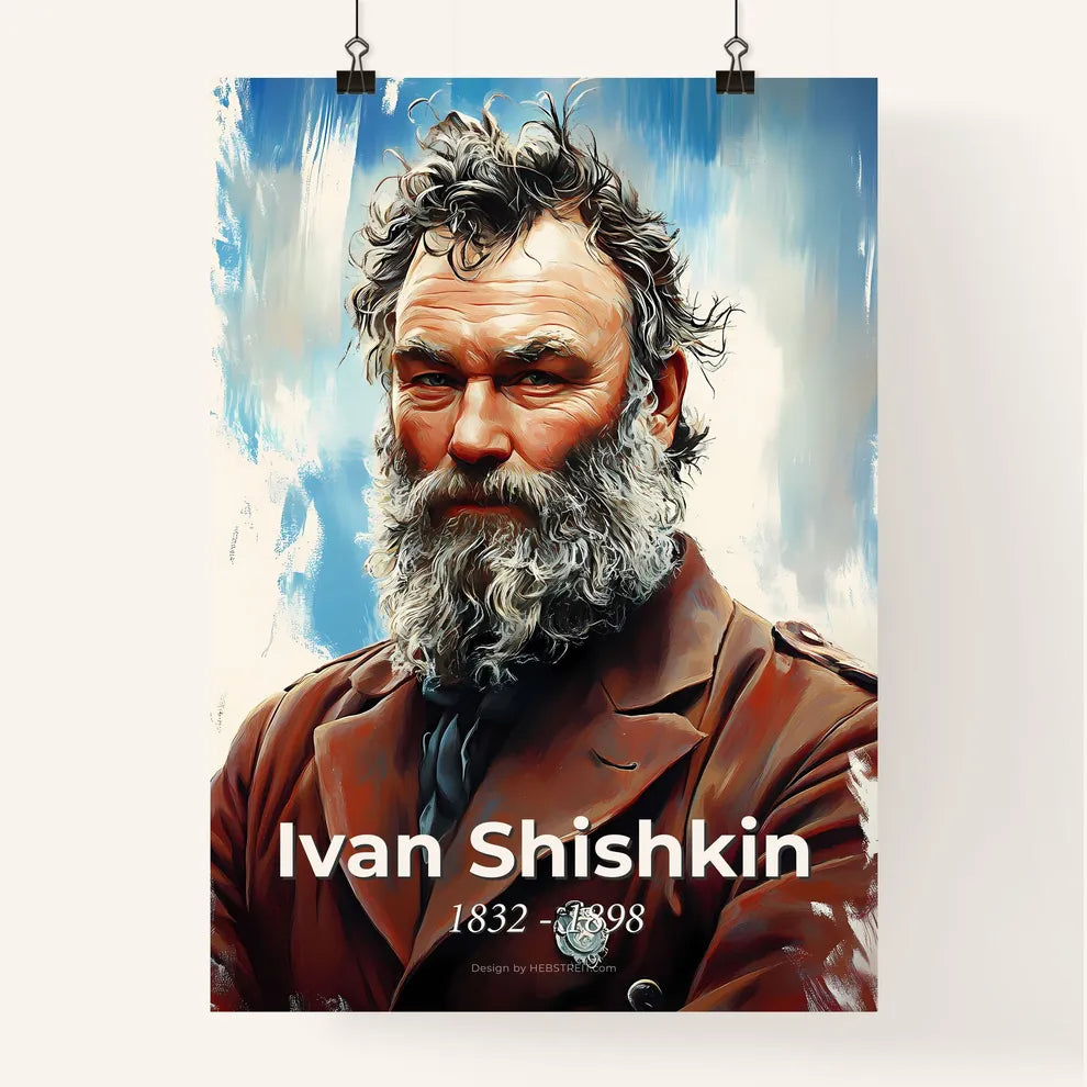Portrait of Ivan Shishkin Poster