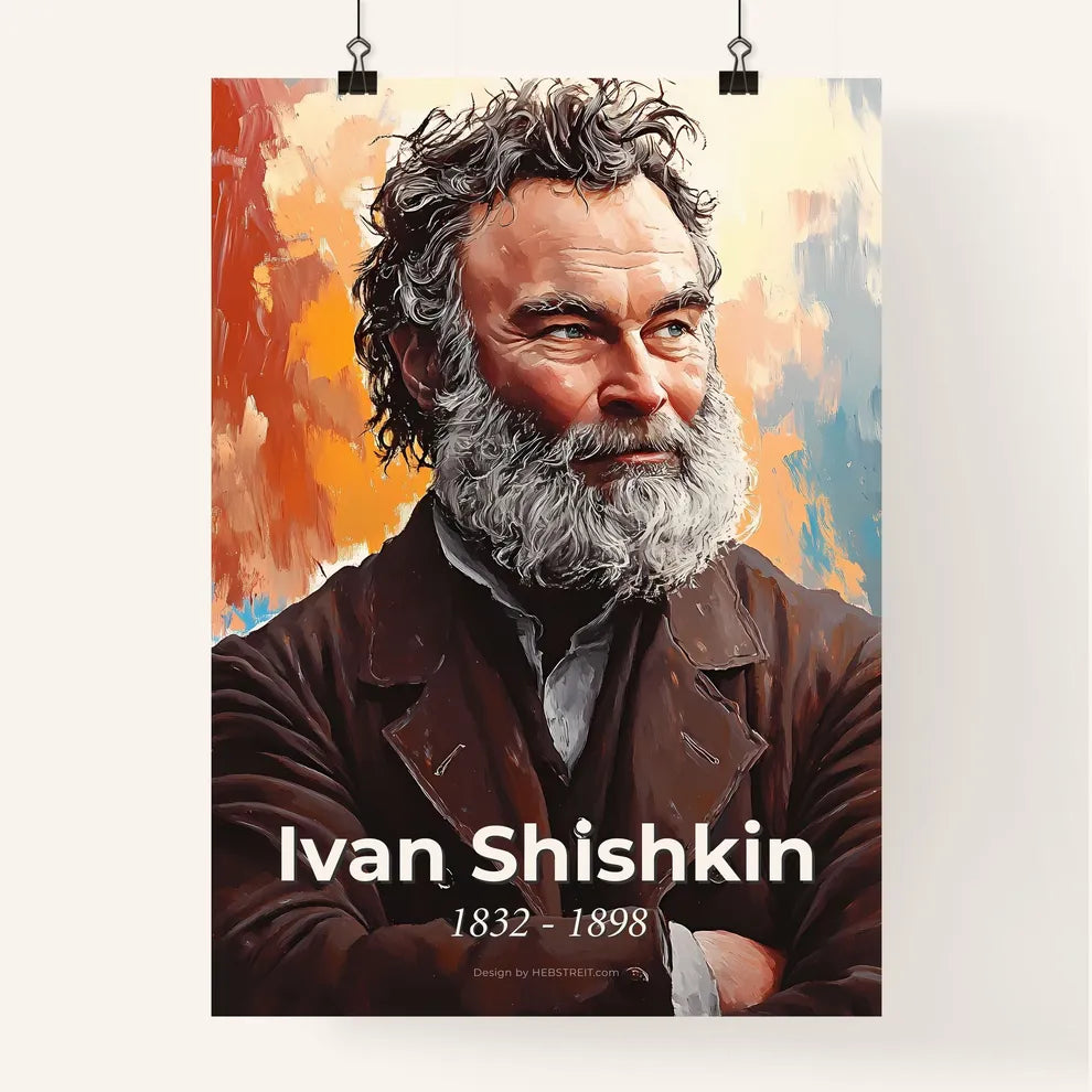 Portrait of Ivan Shishkin Poster