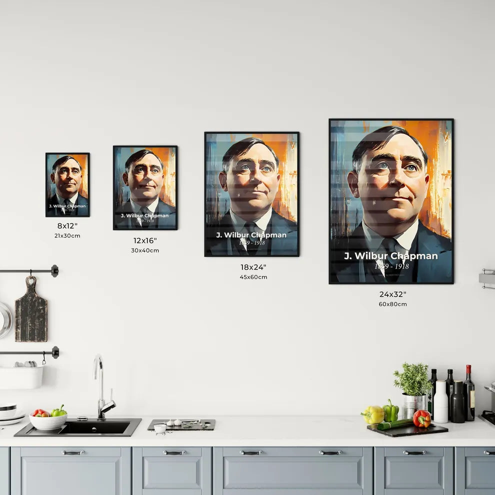 Portrait of J. Wilbur Chapman Size Chart