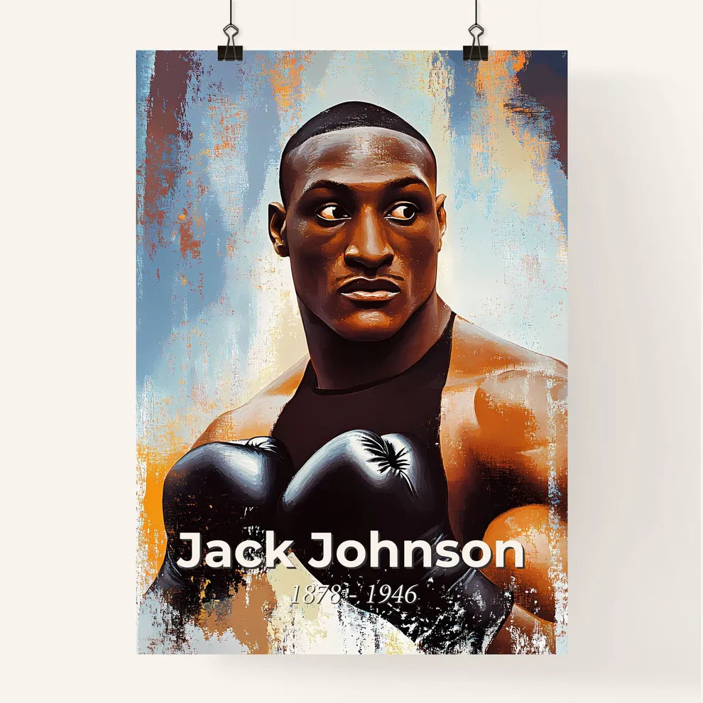 Portrait of Jack Johnson Poster