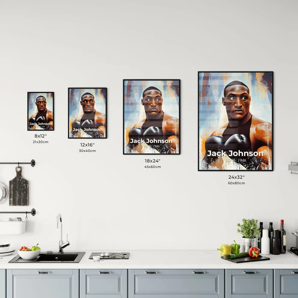 Portrait of Jack Johnson Size Chart