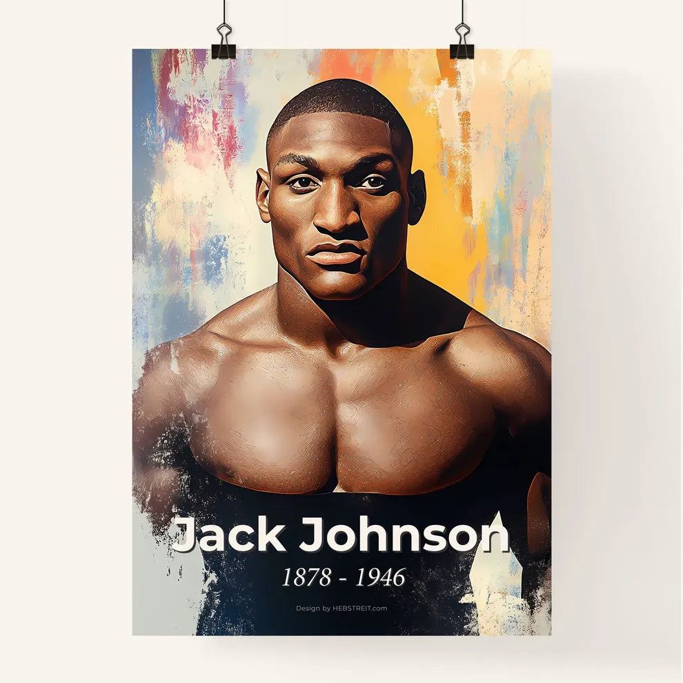 Portrait of Jack Johnson Poster