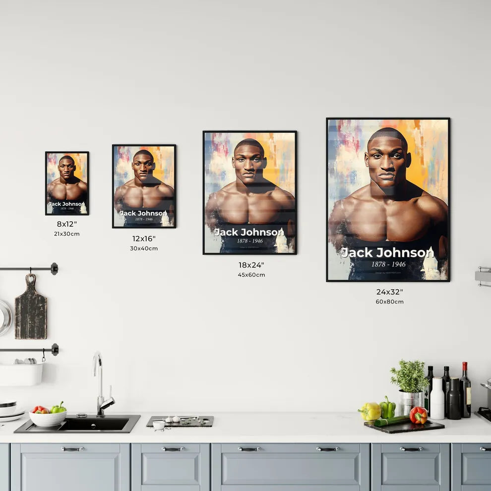 Portrait of Jack Johnson Size Chart