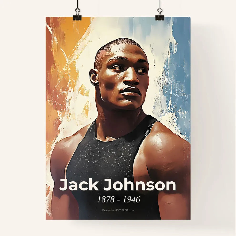 Portrait of Jack Johnson Poster