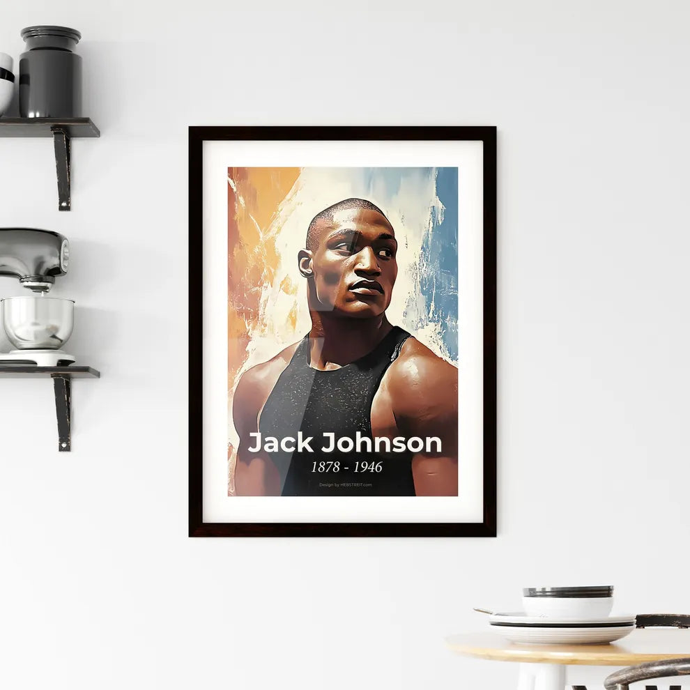 Portrait of Jack Johnson Hangings