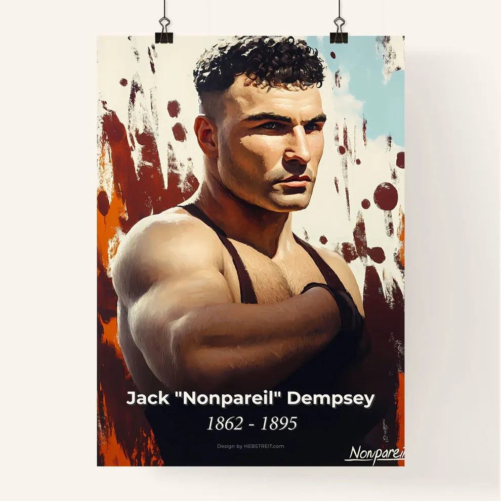 Portrait of Jack "Nonpareil" Dempsey Poster