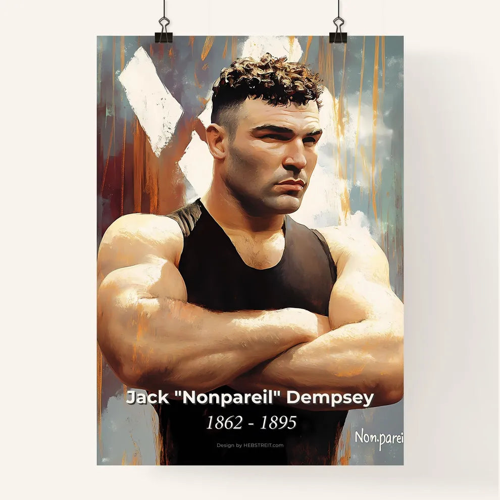 Portrait of Jack "Nonpareil" Dempsey Poster