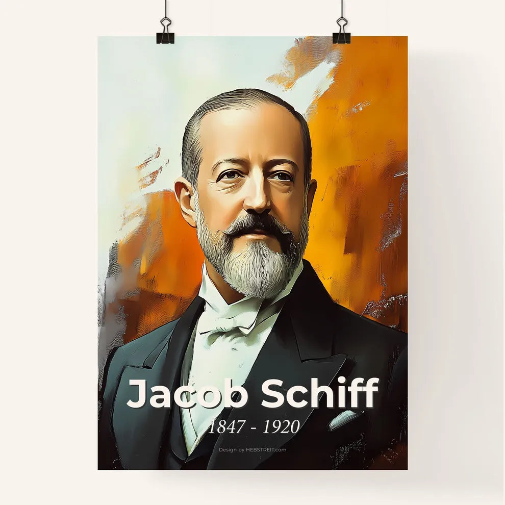 Portrait of Jacob Schiff Poster