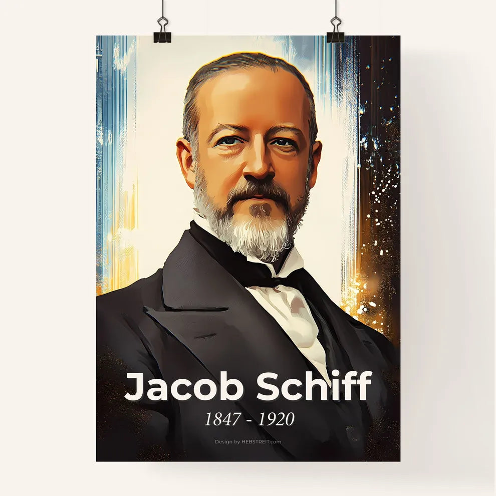 Portrait of Jacob Schiff Poster