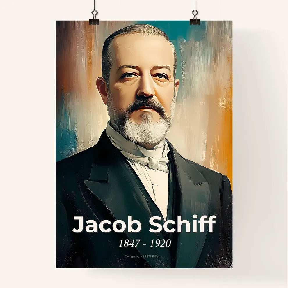 Portrait of Jacob Schiff Poster