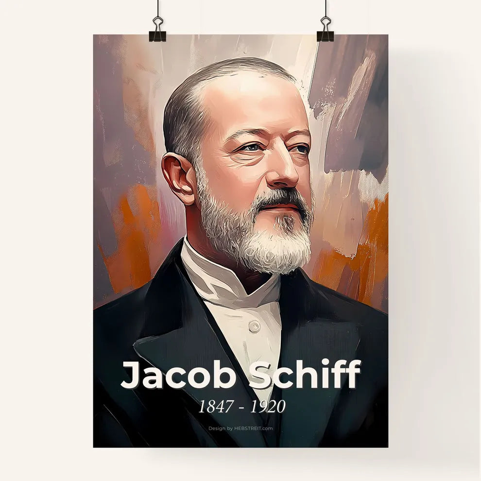 Portrait of Jacob Schiff Poster