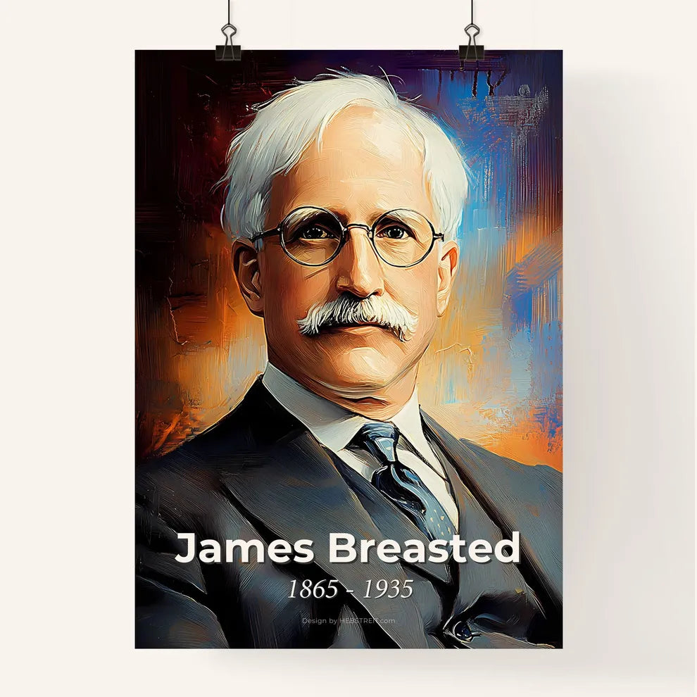 Portrait of James Breasted Poster