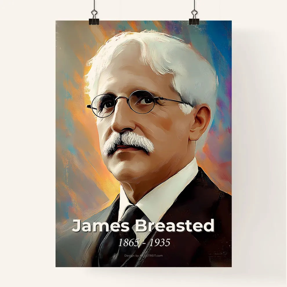 Portrait of James Breasted Poster