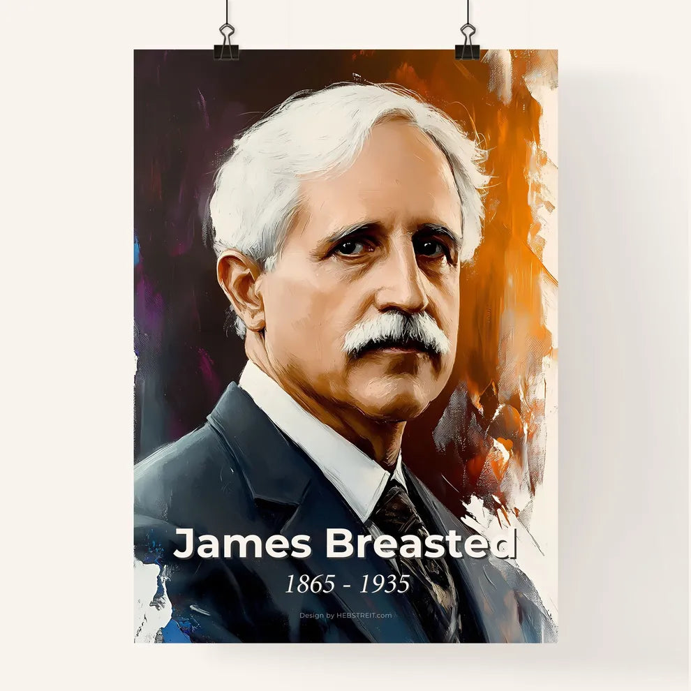 Portrait of James Breasted Poster
