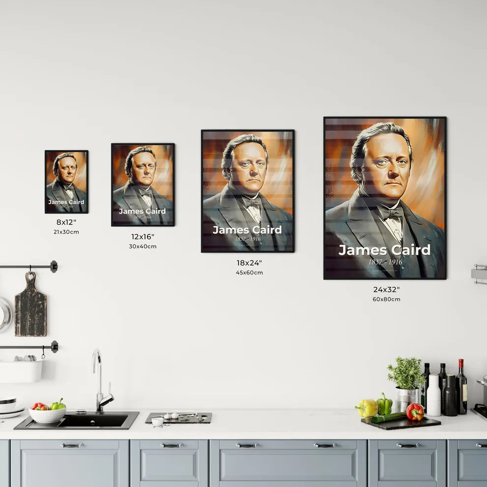 Portrait of James Caird Size Chart