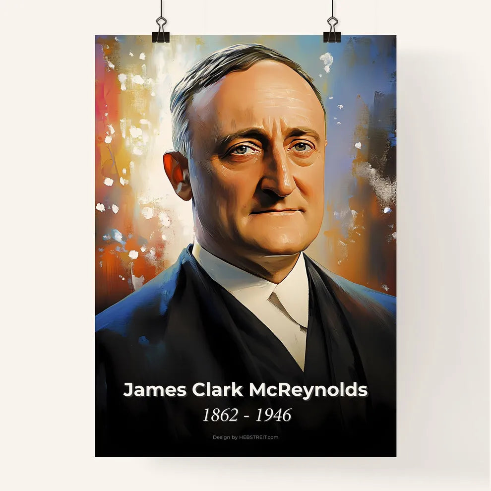 Portrait of James Clark McReynolds Poster