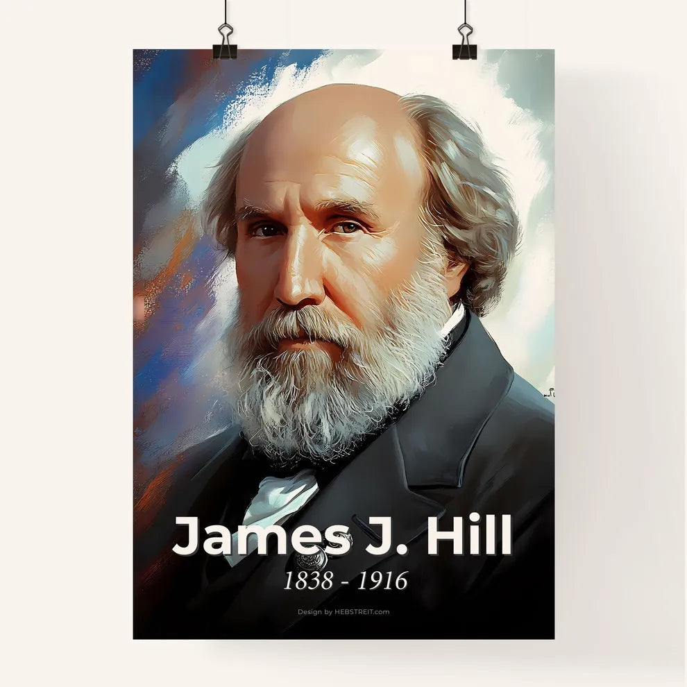 Portrait of James J. Hill Poster