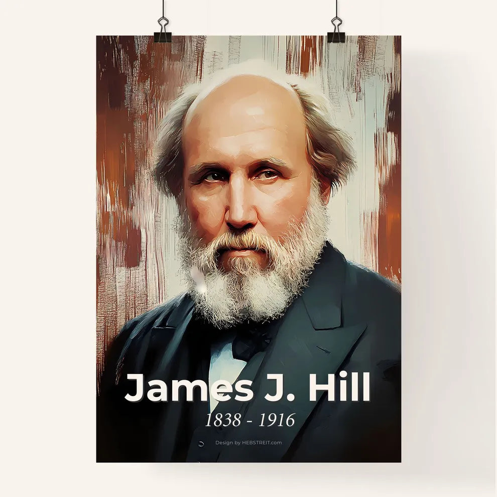 Portrait of James J. Hill Poster