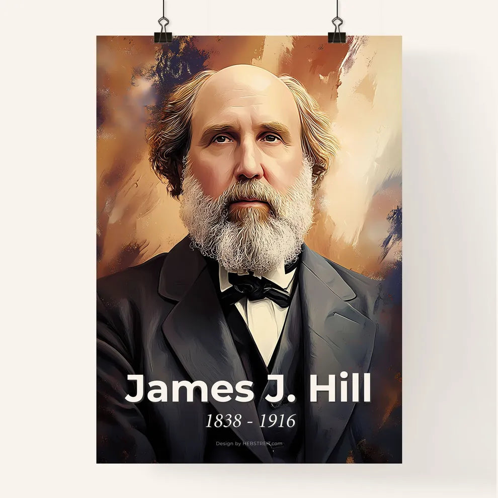 Portrait of James J. Hill Poster