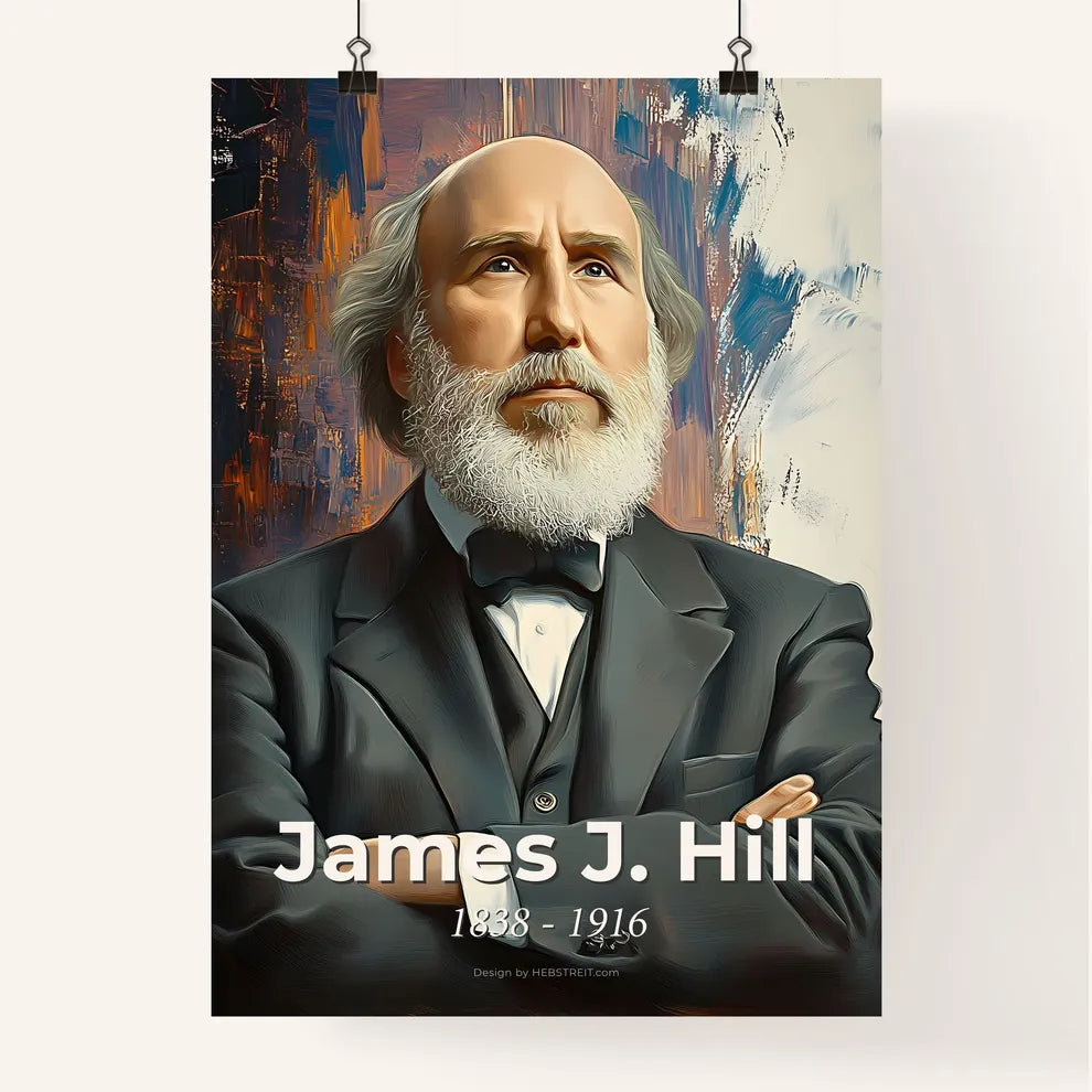 Portrait of James J. Hill Poster
