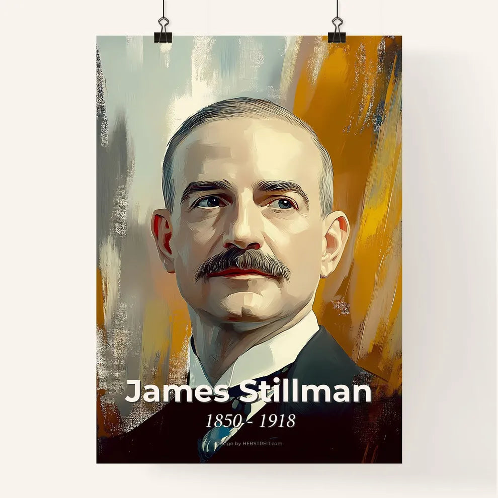 Portrait of James Stillman Poster