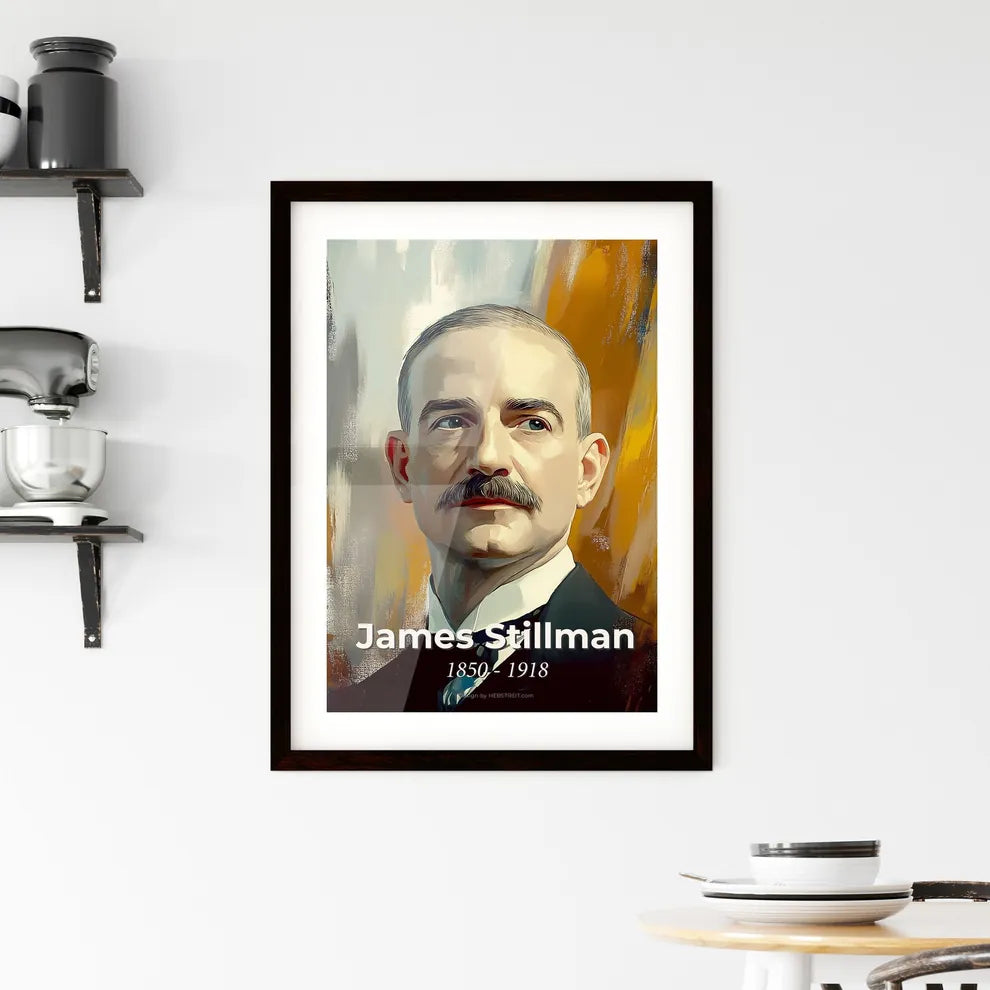 Portrait of James Stillman Framed Print