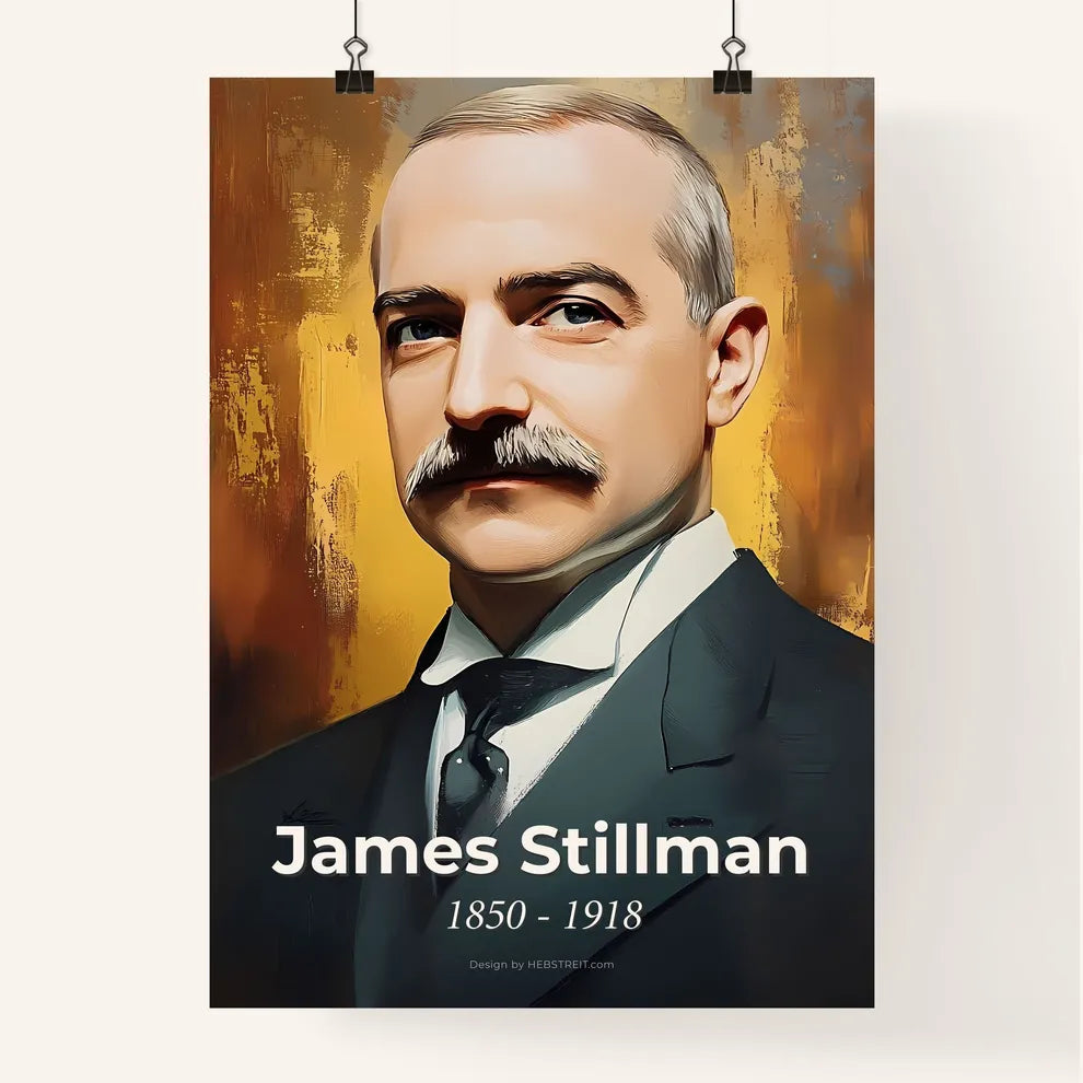 Portrait of James Stillman Poster