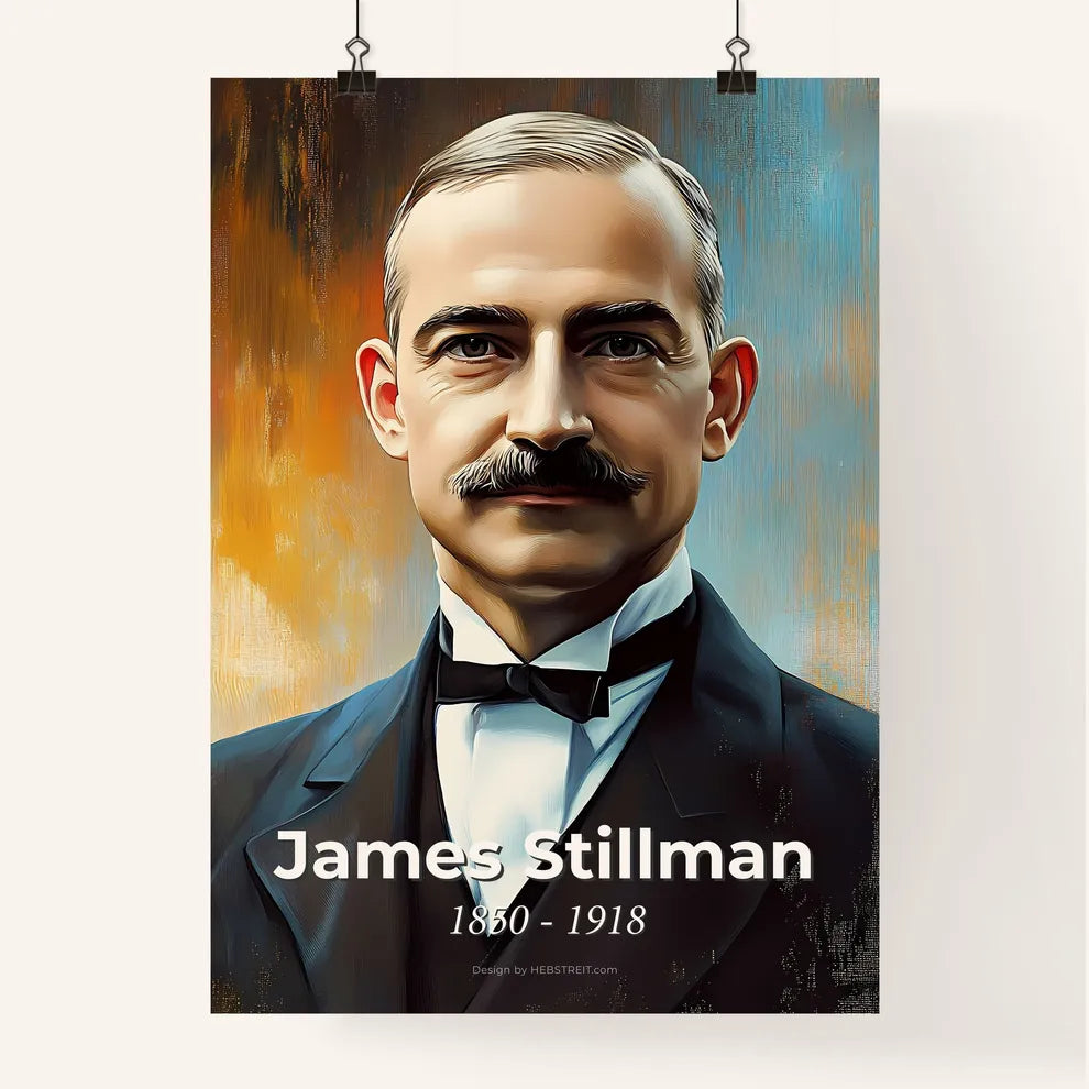 Portrait of James Stillman Poster
