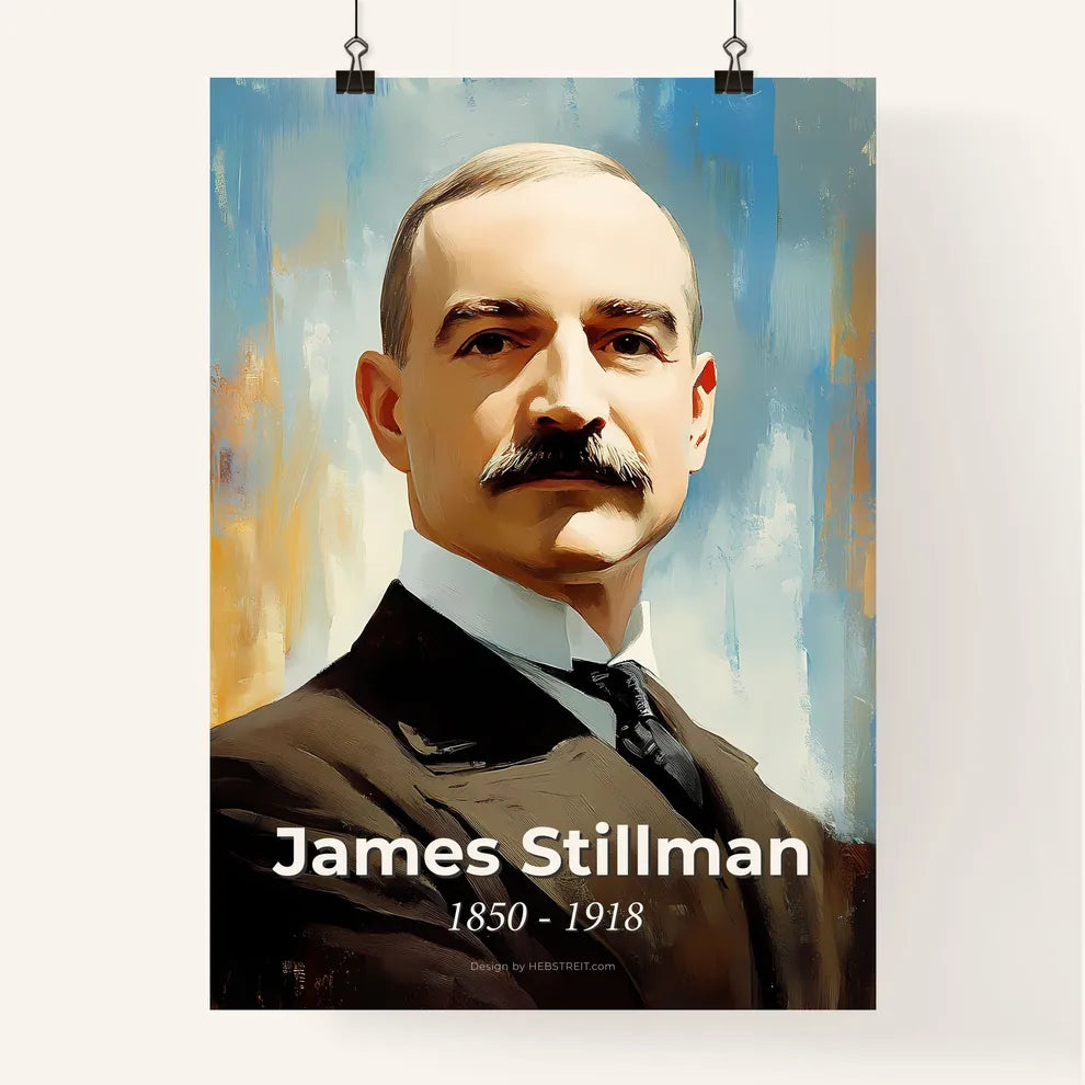 Portrait of James Stillman Poster