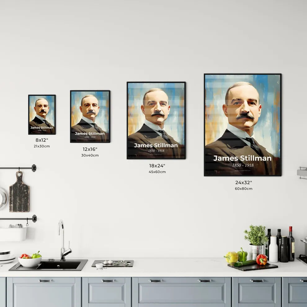 Portrait of James Stillman Size Chart