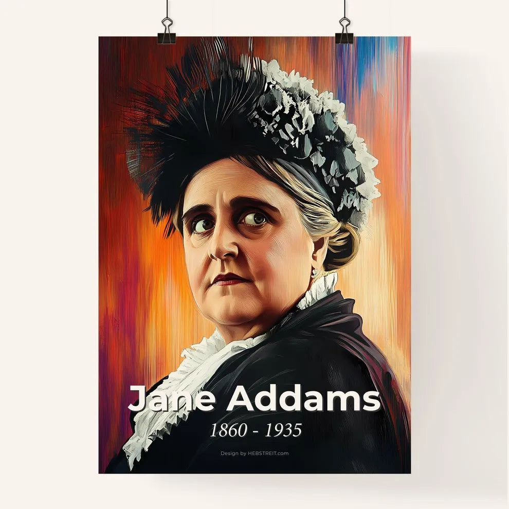 Portrait of Jane Addams Poster