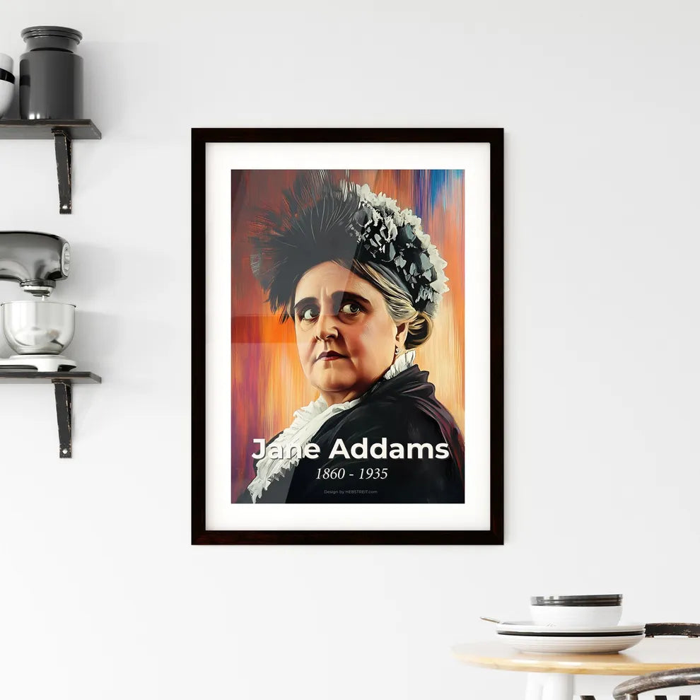 Portrait of Jane Addams Framed Print