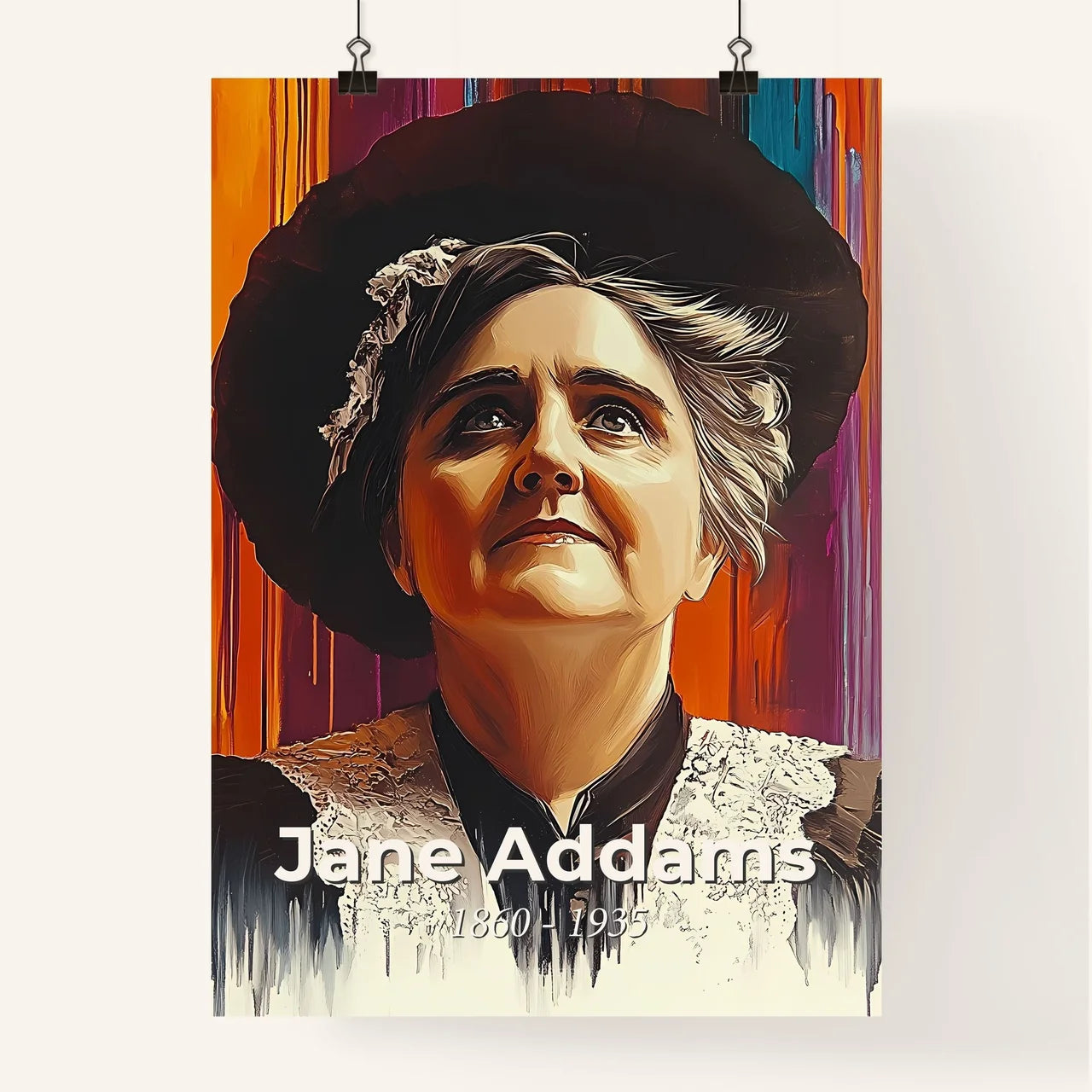 Portrait of Jane Addams Poster