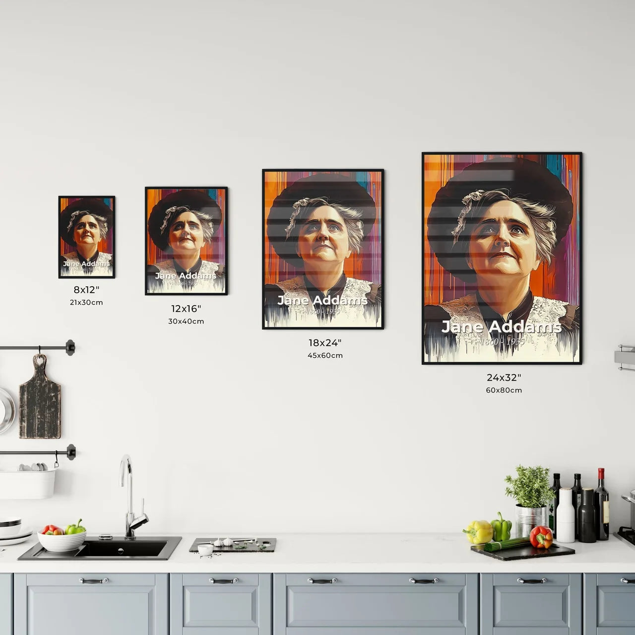 Portrait of Jane Addams - Kitchen Hangings
