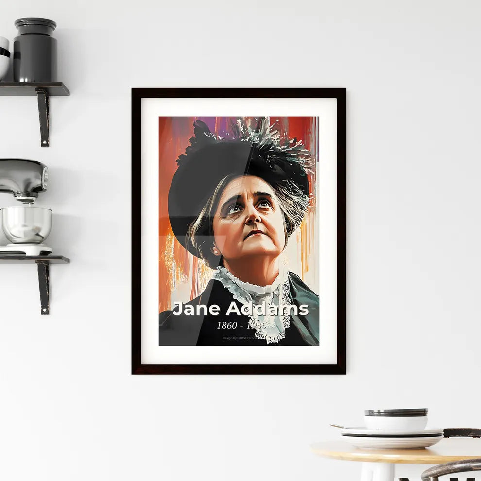 Portrait of Jane Addams Framed Print