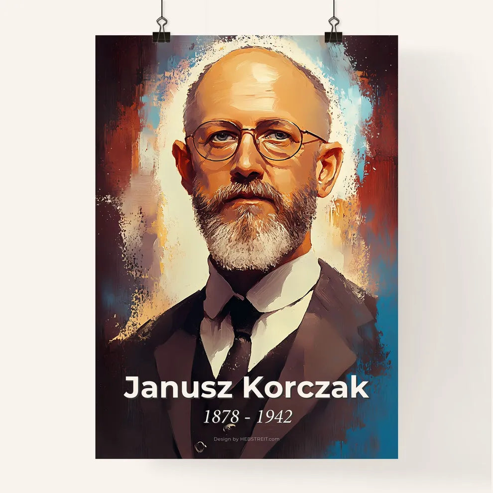 Portrait of Janusz Korczak Poster